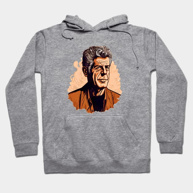 anthony bourdain Hoodie by kakimonkey